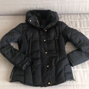 Zara basic puffer winter dawn jacket S